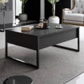 Stolić za kavu LUXE 40x90 cm antracit/crna