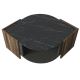 Stolić za kavu MARBEL 40x75 cm smeđa/crna