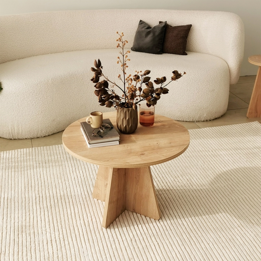 Stolić za kavu MUSHROOM 40x60 cm hrast safir