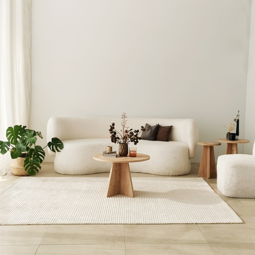 Stolić za kavu MUSHROOM 40x60 cm hrast safir