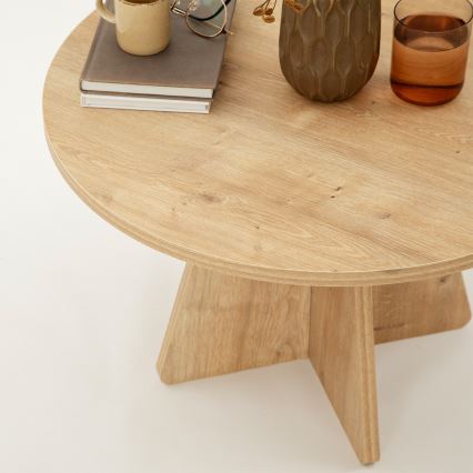 Stolić za kavu MUSHROOM 40x60 cm hrast safir