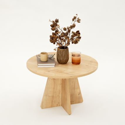 Stolić za kavu MUSHROOM 40x60 cm hrast safir