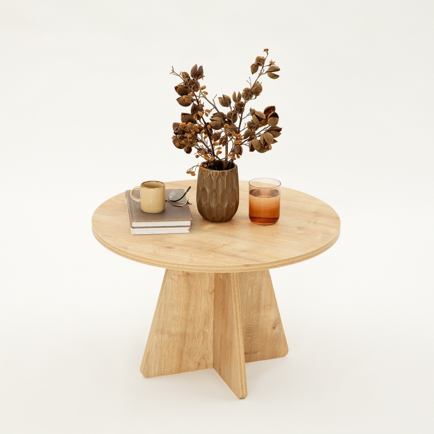 Stolić za kavu MUSHROOM 40x60 cm hrast safir