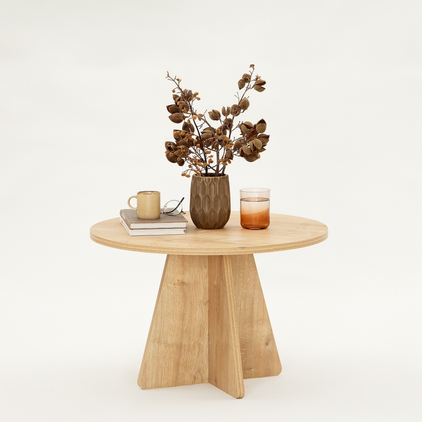Stolić za kavu MUSHROOM 40x60 cm hrast safir