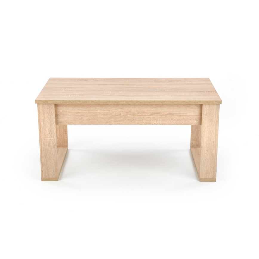 Stolić za kavu s ladicama NEA 52x110 cm bež/hrast sonoma