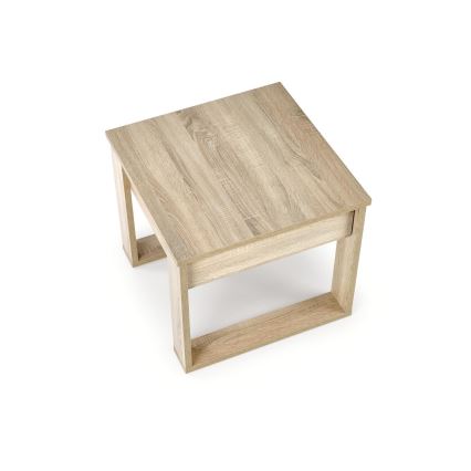 Stolić za kavu s ladicom NEA 52x60 cm hrast sonoma