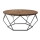 Stolić za kavu OAKLOFT 41,5x90 cm crna/hrast