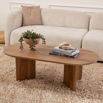 Stolić za kavu OVAL 60x120 cm smeđa