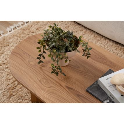 Stolić za kavu OVAL 60x120 cm smeđa