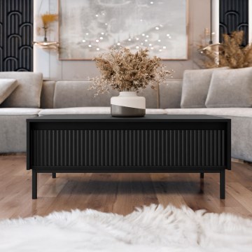 Stolić za kavu OZMI 100x40 cm crni