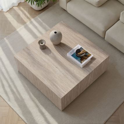 Stolić za kavu PRIZMA 90x90 cm bež