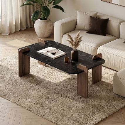 Stolić za kavu PURO 120x60 cm orah/crna