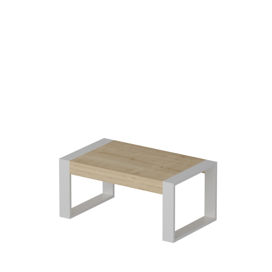 Stolić za kavu RETRO 40x90 cm bijela/bež