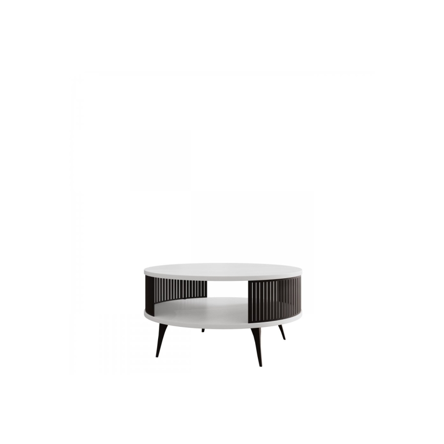 Stolić za kavu ROENNI 44x75 cm crna/bijela