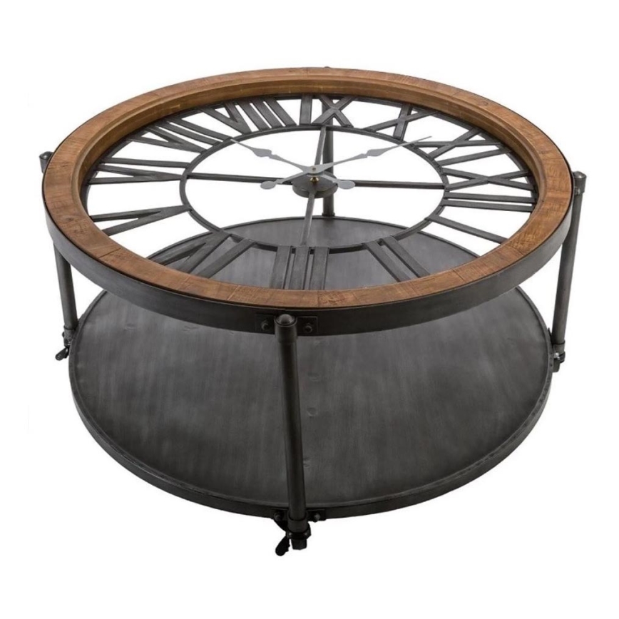 Stolić za kavu sa satom CHRONO 89,5x47 cm 1xAA