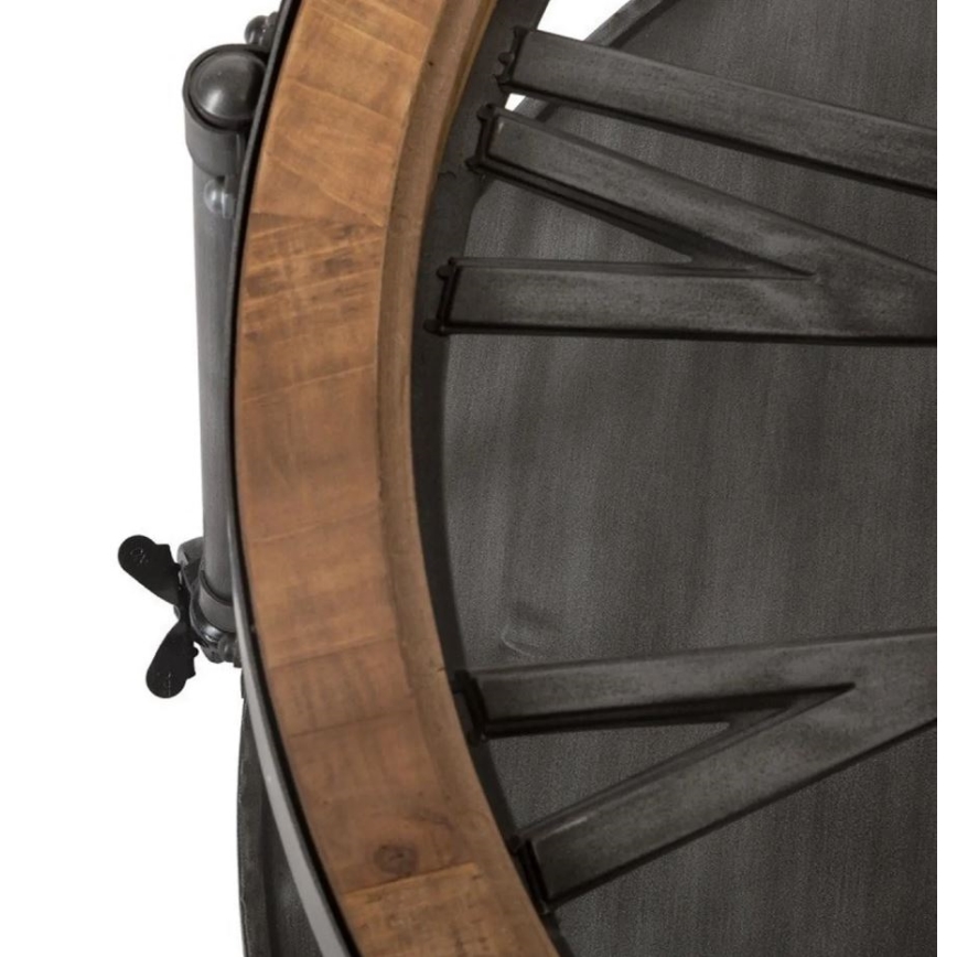 Stolić za kavu sa satom CHRONO 89,5x47 cm 1xAA