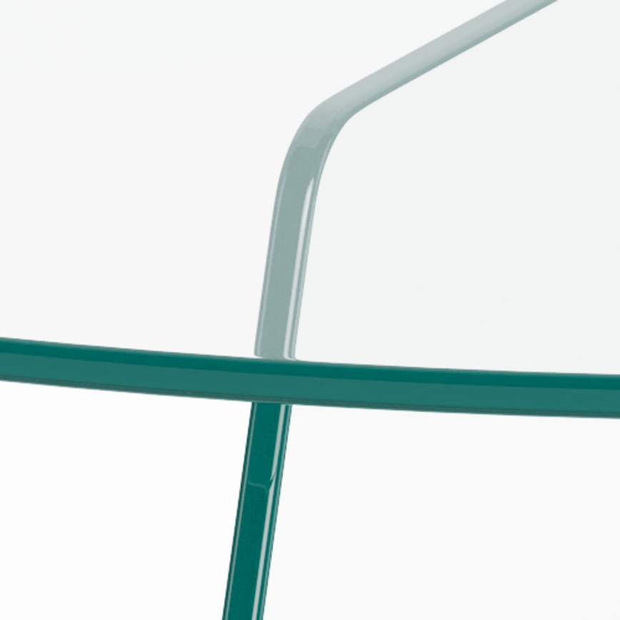 Stolić za kavu SANOS 80 cm proziran