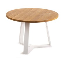Stolić za kavu TRILEG 48x70 cm bijela/hrast