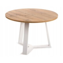 Stolić za kavu TRILEG 48x70 cm bijela/smeđa