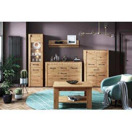 Stolić za kavu VANCO 57x96 cm hrast artisan