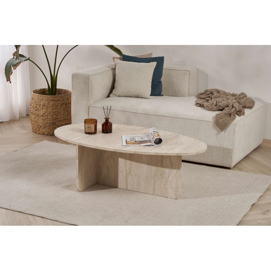 Stolić za kavu VARUM 120x65 cm bež