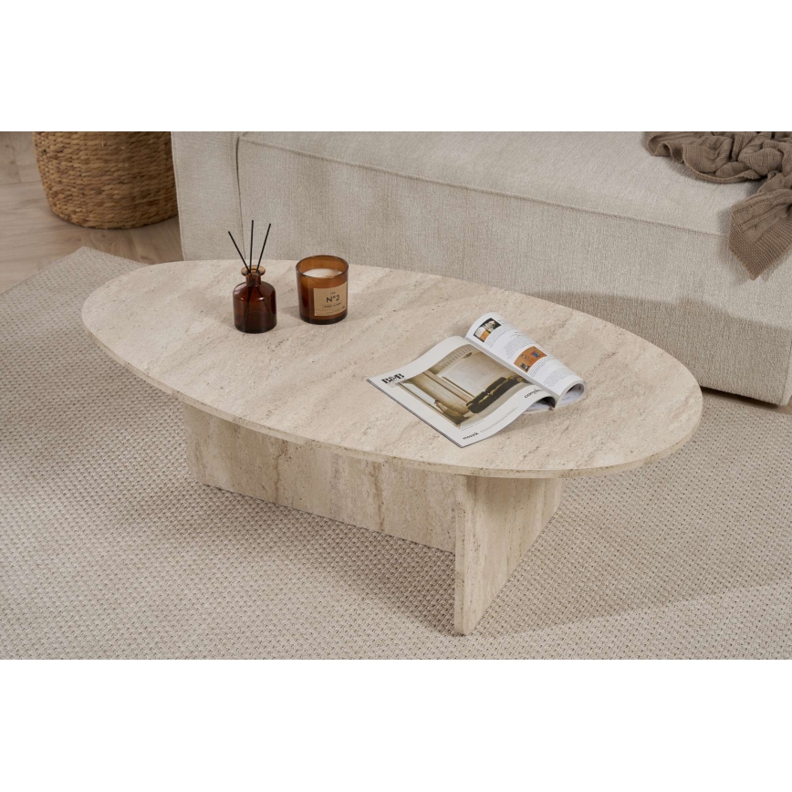 Stolić za kavu VARUM 120x65 cm bež