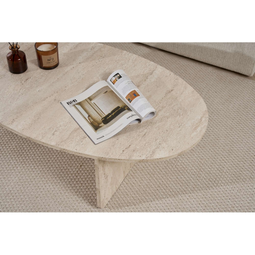 Stolić za kavu VARUM 120x65 cm bež