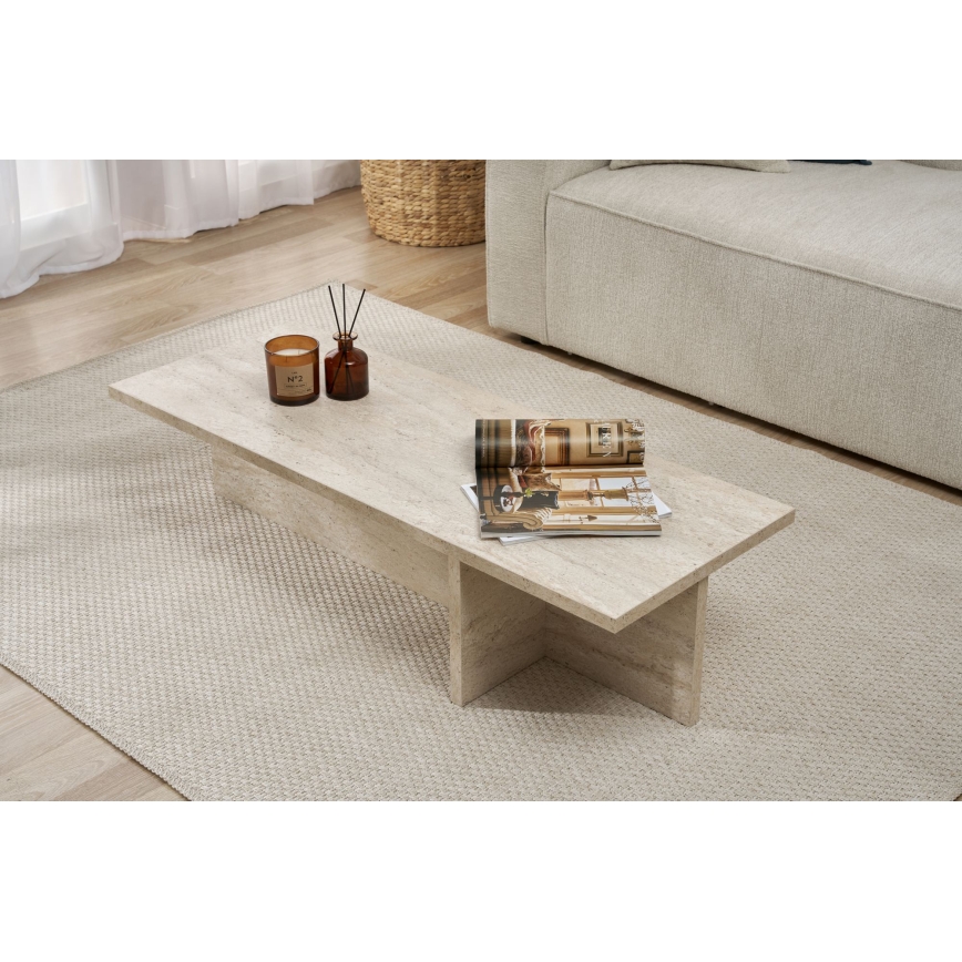 Stolić za kavu VERUM 120x45 cm bež