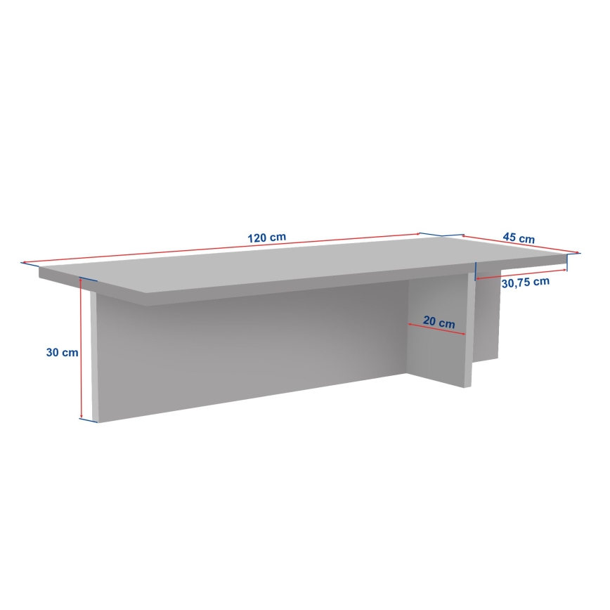 Stolić za kavu VERUM 120x45 cm bež