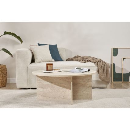 Stolić za kavu VERUM, promjer 90 cm, bež