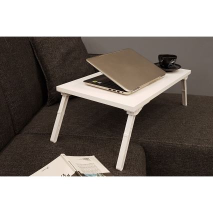 Stolić za krevet GUSTO 24x60 cm bijela