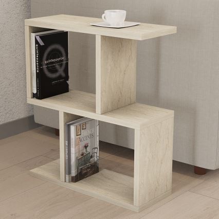 Stolić za odlaganje CROS 45x17 cm mramorni dekor/bež