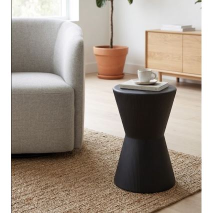 Stolić za odlaganje PETIT, promjer 29 cm, crni