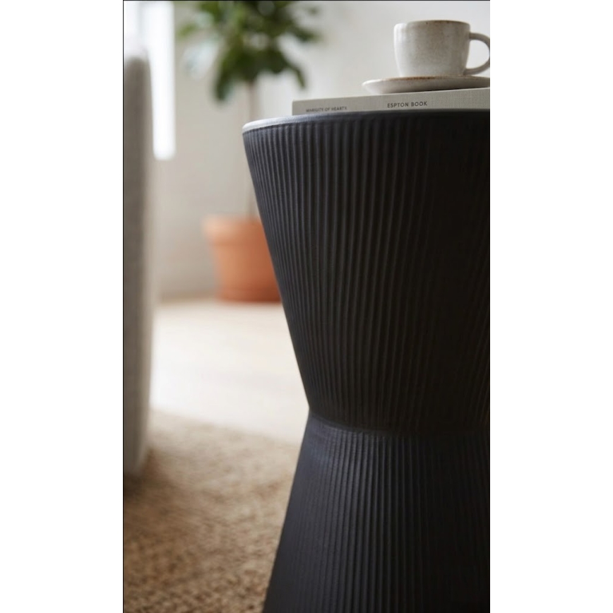 Stolić za odlaganje PETIT, promjer 29 cm, crni