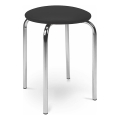 Stolica CHICO 47x41 cm crna/sjajni krom
