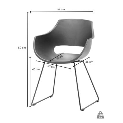 Stolica ROCKY 1 kom antracit