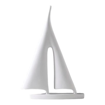 Stolna dekoracija 28 cm smola/bijela