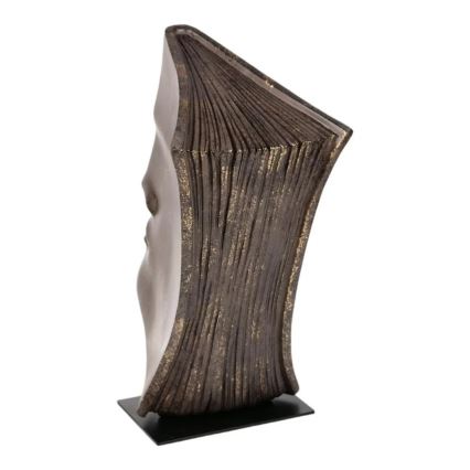 Stolna dekoracija 29x25x17 cm, izrađena od smole u bakrenoj boji