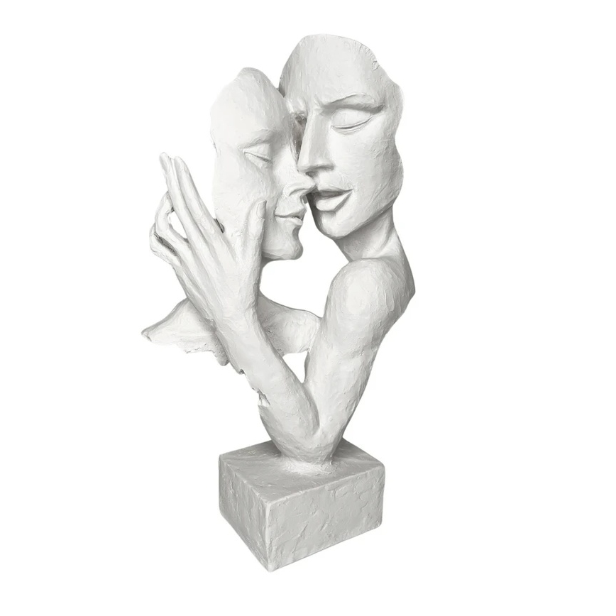 Stolna dekoracija 29x9x17 cm smola/bijela