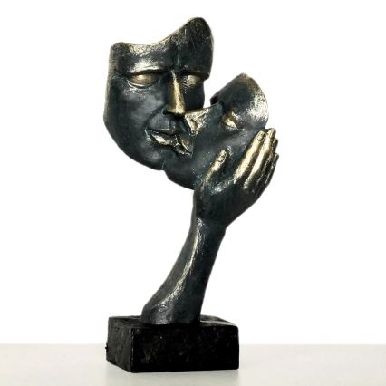 Stolna dekoracija 35x22x13 cm smola/patina