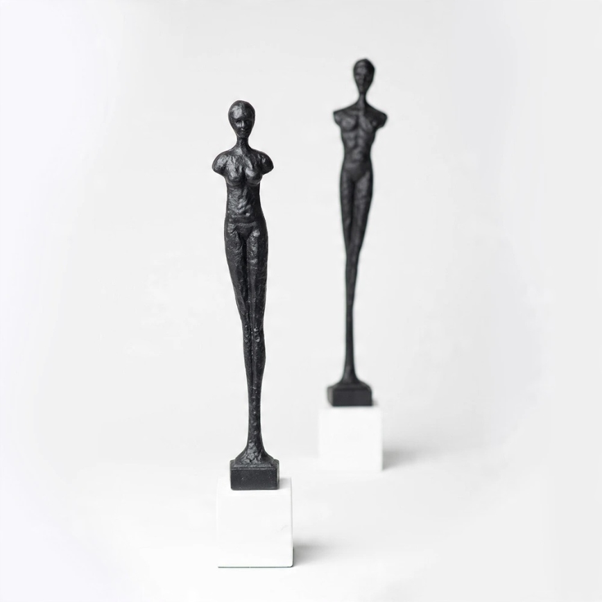 Stolna dekoracija 43 cm smola/crna