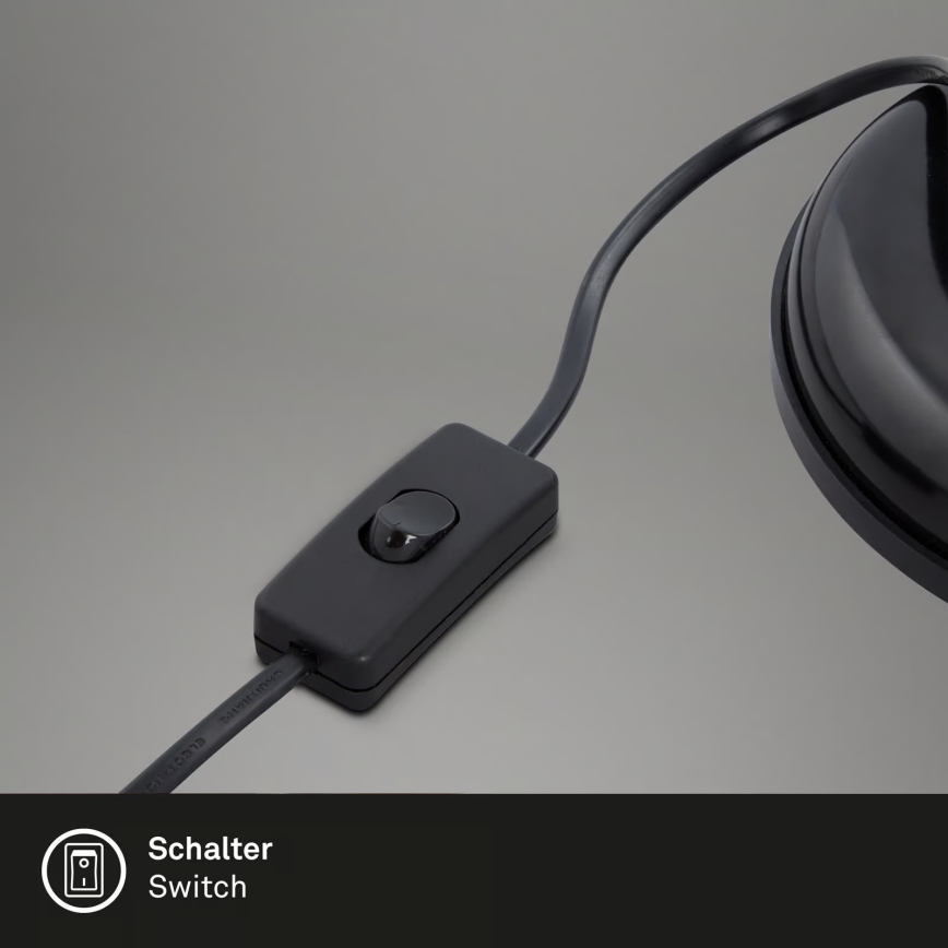 Stolna lampa 1xE14/25W/230V crna