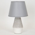 Stolna lampa 1xE14/40W/230V bijela/siva