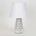 Stolna lampa 1xE14/40W/230V bijela/srebrna