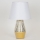 Stolna lampa 1xE14/40W/230V bijela/zlatna