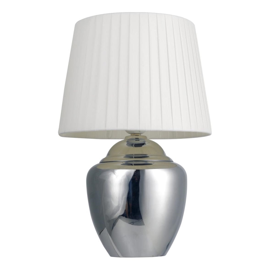 Stolna lampa 1xE27/25W/230V sjajni krom