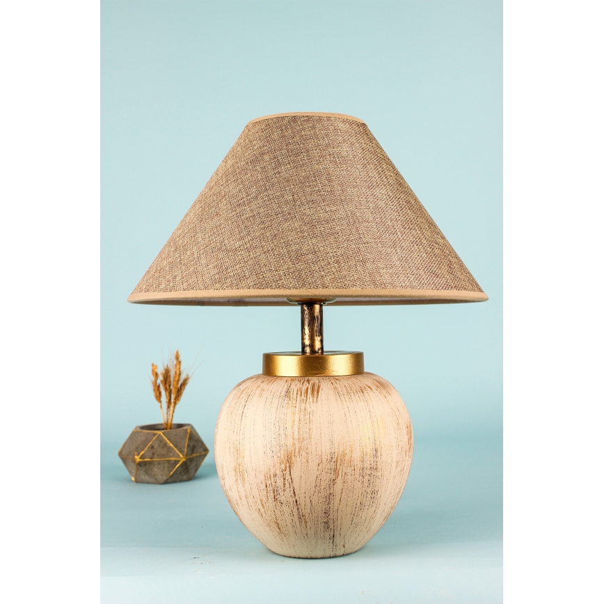 Stolna lampa 1xE27/40W/230V bež