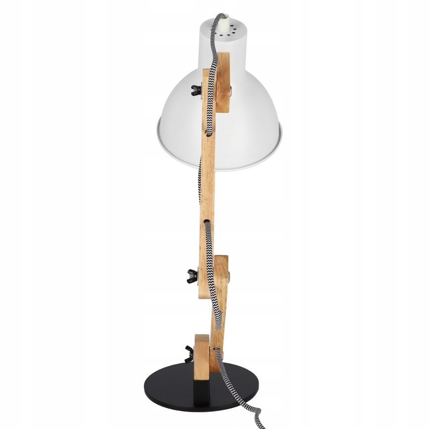 Stolna lampa 1xE27/40W/230V bijela/crna
