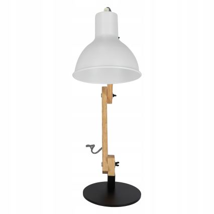 Stolna lampa 1xE27/40W/230V bijela/crna