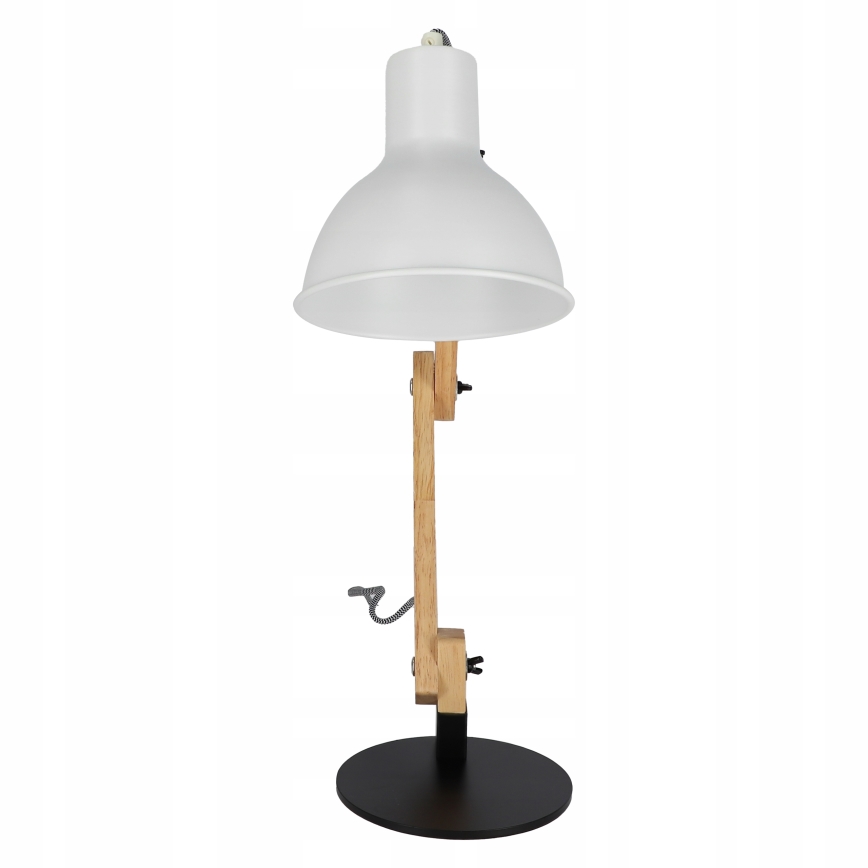 Stolna lampa 1xE27/40W/230V bijela/crna